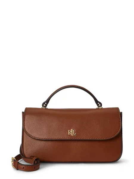Lauren Ralph Lauren portfel skórzany brązowy