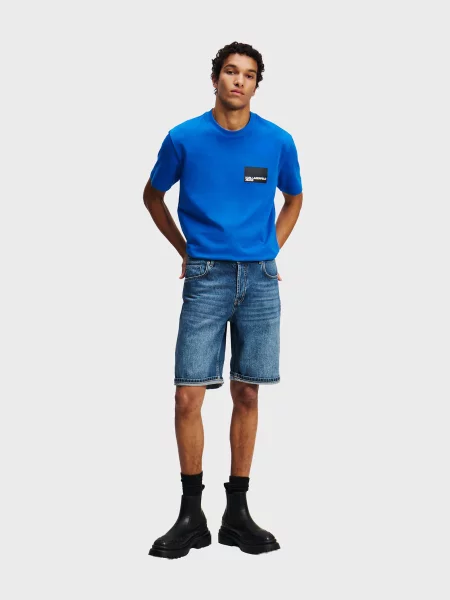 Джинсові шорти Karl Lagerfeld Jeans синій