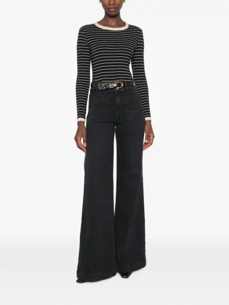 Blugi cu picior larg Seafarer negru
