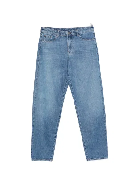 Blugi Emporio Armani cu autograf albastru