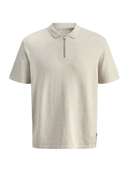 JACK & JONES Pulover JJEEmil kitt alb