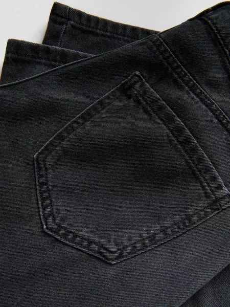 Широкие джинсы Reserved черные