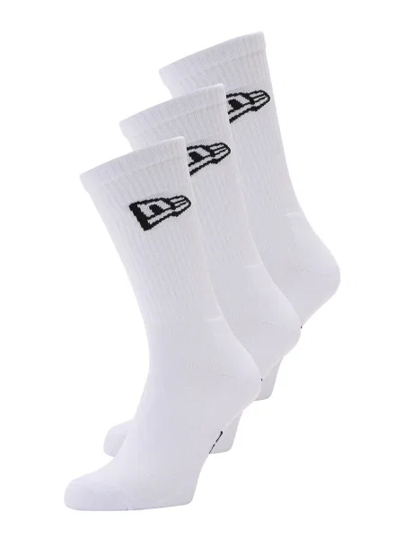 NEW ERA Șosete negru alb