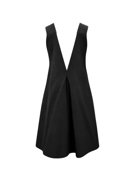 Rochie mini Eleh cu decolteu în V negru