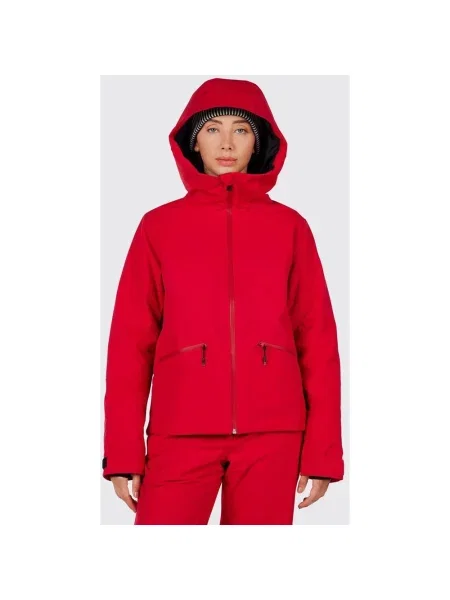 Kurtka z kapturem Rossignol Rochrun Insulated XS czerwony
