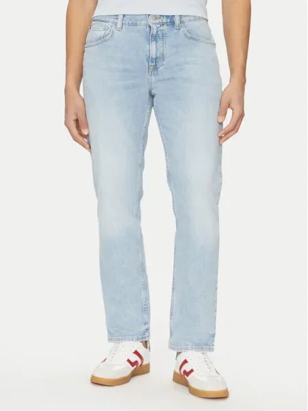Tommy Hilfiger Blugi Denton Straight Fit albastru