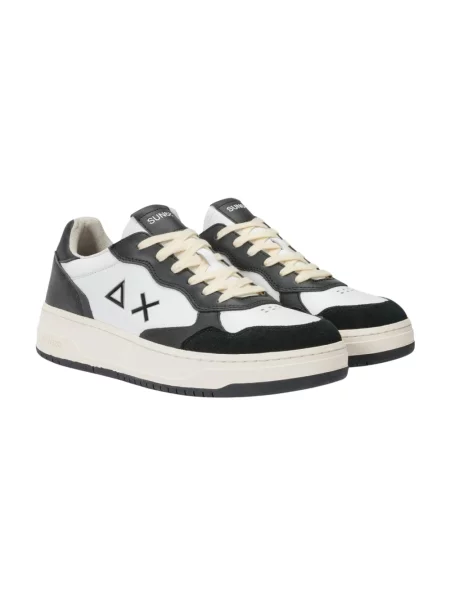 Sneakersy Sun68 zamszowe czarne
