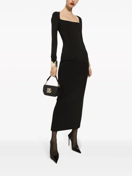 Kostiumas maxi suknele Dolce & Gabbana iki kelių juoda