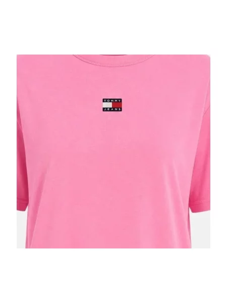 Majica Tommy Jeans ružičasta