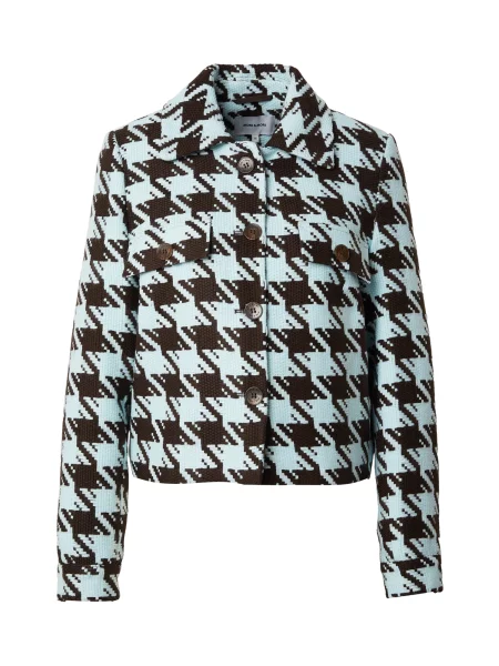 MORE & MORE Přechodná bunda světlemodrá / čokoládová