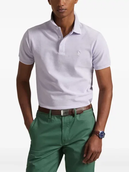 Krátký spodní díl plavek Polo Ralph Lauren s aplikacemi se stahovací šňůrkou modrý