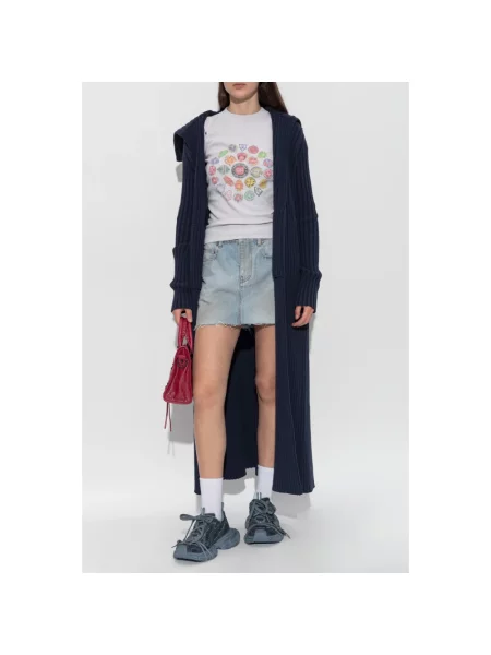 Spódnica mini Balenciaga niebieska