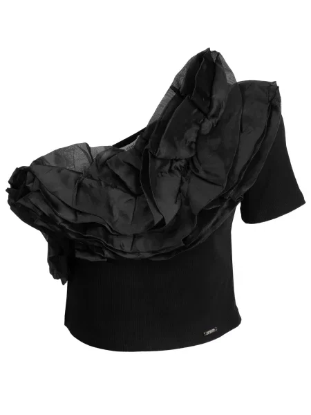 Influencer Top črna