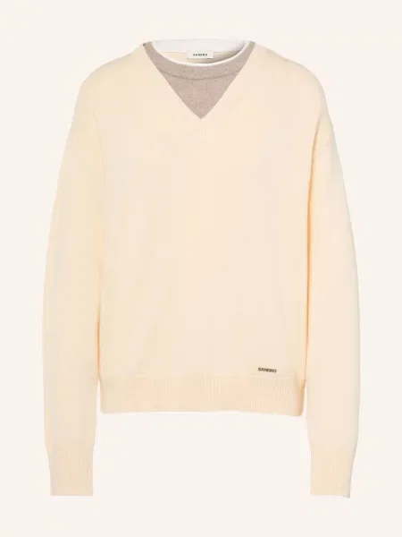 Sandro Sweter beige beżowy