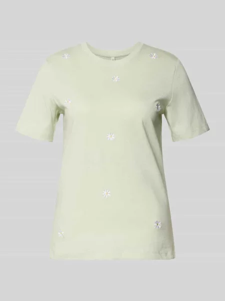 T-shirt krój regular fit z czystej bawełny ekologicznej model KETTY' Only