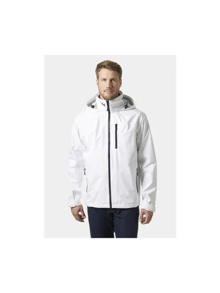 Pánska jachtárska bunda Helly Hansen Crew Hooded white biela