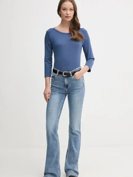 Лонгслів United Colors of Benetton рожевий