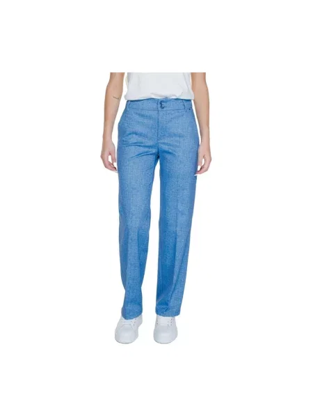 Spodnie Street One w miejskim stylu niebieskie