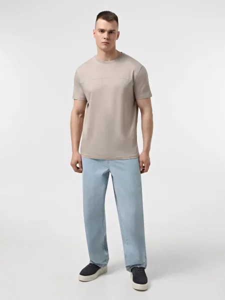 Футболка Armani Exchange бежевая