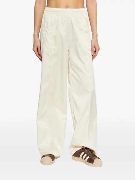 Pantaloni Adidas cu șireturi din dantelă maro