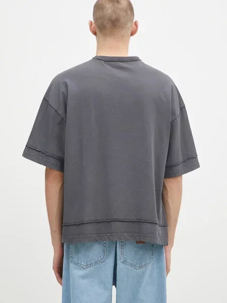 Alpha Industries t-shirt Open Edge z aplikacją szary
