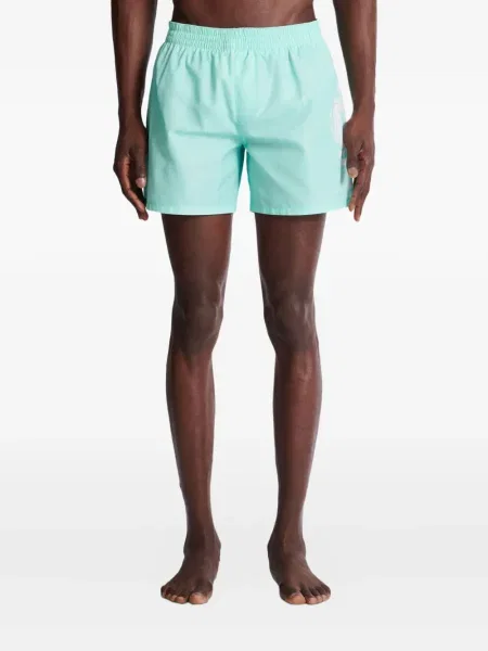 Slip de baie Balmain cu autograf albastru