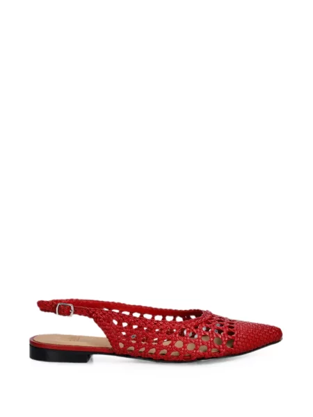 Pantofi cu toc Billi Bi slingback roșu