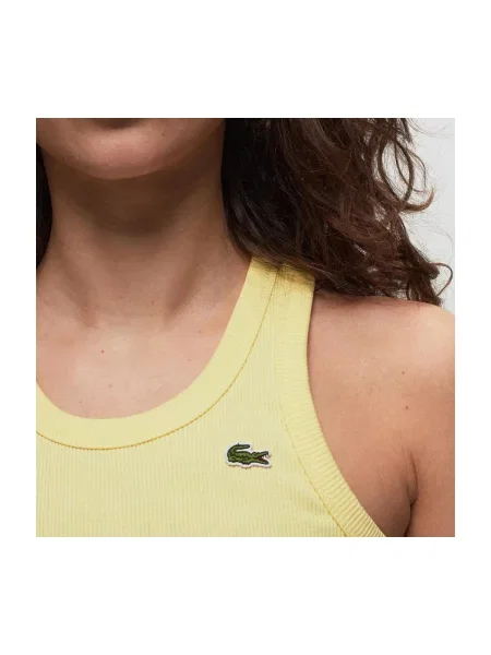 Top Lacoste galben