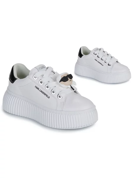 Superge Karl Lagerfeld s čipko bela