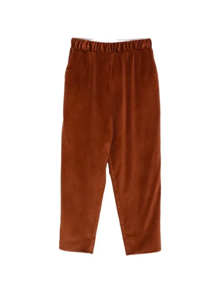 Pantaloni Dusan de catifea cord maro