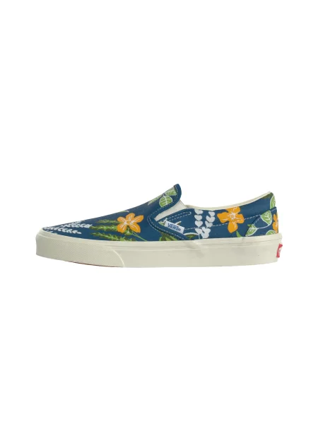 VANS Teniși CLASSIC bleumarin / galben curry / verde alb
