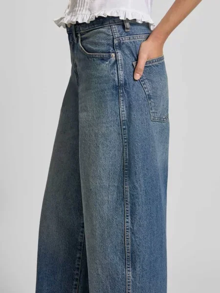 Jeansy o kroju barrel fit z czystej bawełny model ‘TAYLOR’ Only niebieskie