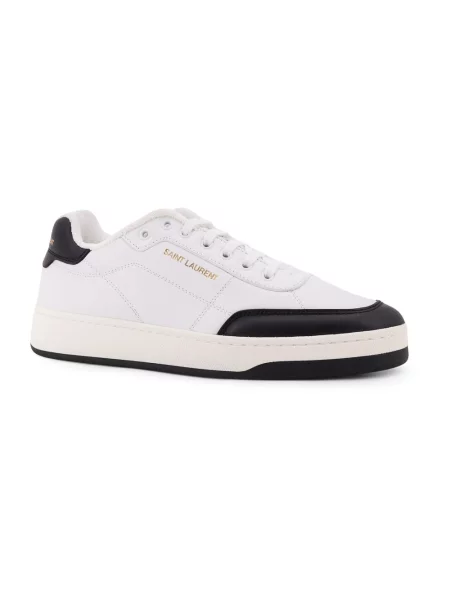 Sneakersy Saint Laurent z nadrukiem białe