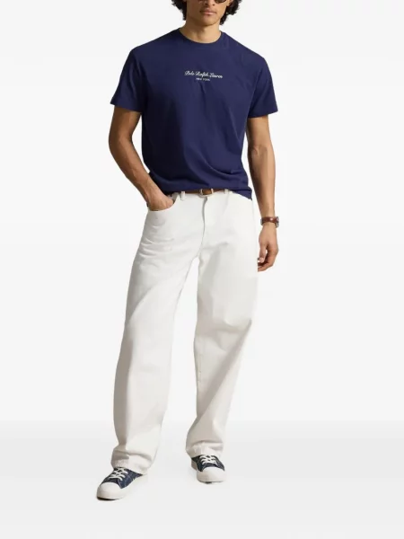 Hanorac Polo Ralph Lauren din fleece cu autograf clasic albastru