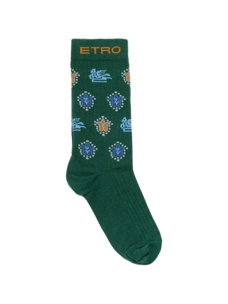 Skarpety dziecięce Etro zielone