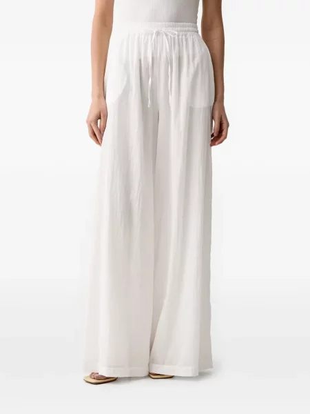 Pantaloni Vicolo cu cordon alb