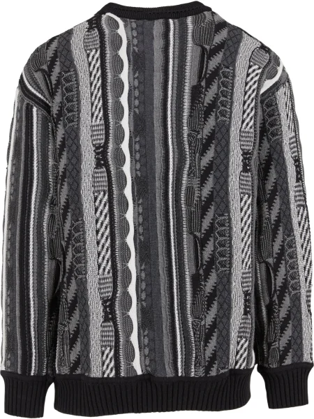 Colucci Pulover gri / gri închis / negru alb