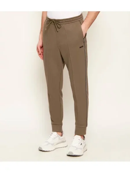 BOSS GREEN Pantaloni de trening JT_Join Hadiko | stretch verde