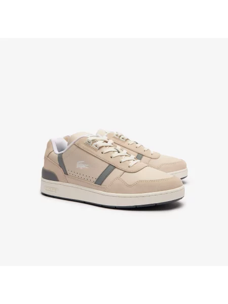 Кроссовки Lacoste бежевые