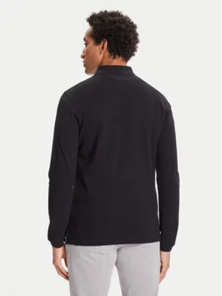 Barbour Polo majica Tartan črna
