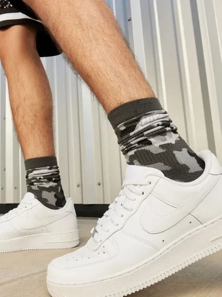 Nike Sportswear Air Force sportcipő férfi bőr fehér