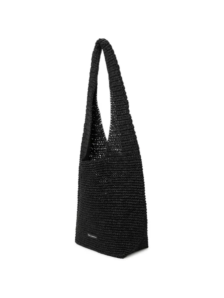 Karl Lagerfeld geantă hobo pentru femei K/AUTOGRAPH negru