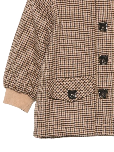 Kurtka dziecięca Moschino brązowa