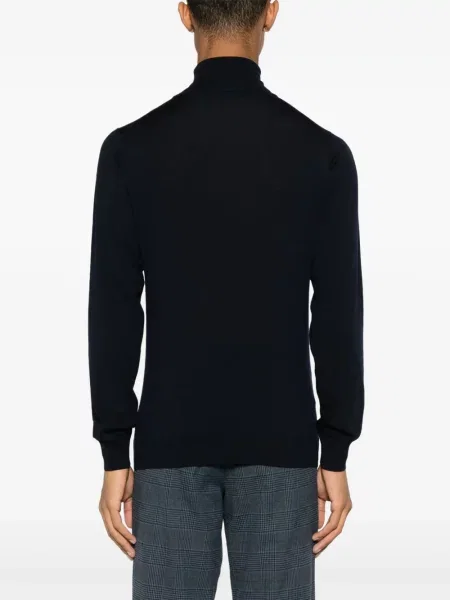 Вълнен пуловер Piacenza Cashmere синьо