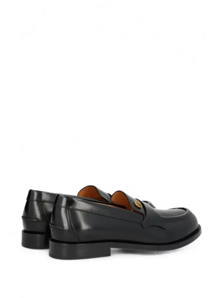 Pantofi loafer Versace din piele negru