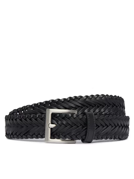 Колан Tommy Hilfiger Th Soho Braid черен