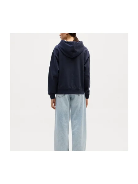 Klasická mikina Calvin Klein Jeans modrá