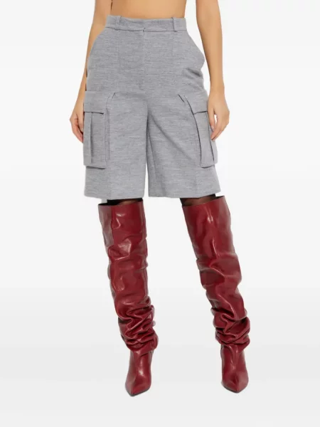 Pantaloni scurți cargo Balmain gri