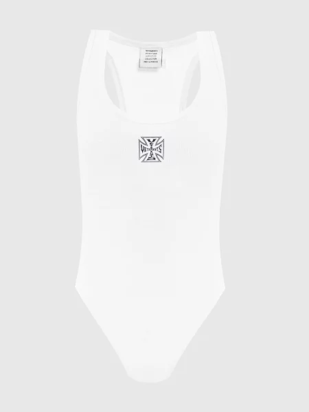 Боді з логотипом Vetements біле