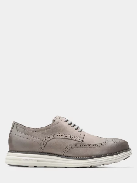 Кожаный оксфорды Cole Haan серый